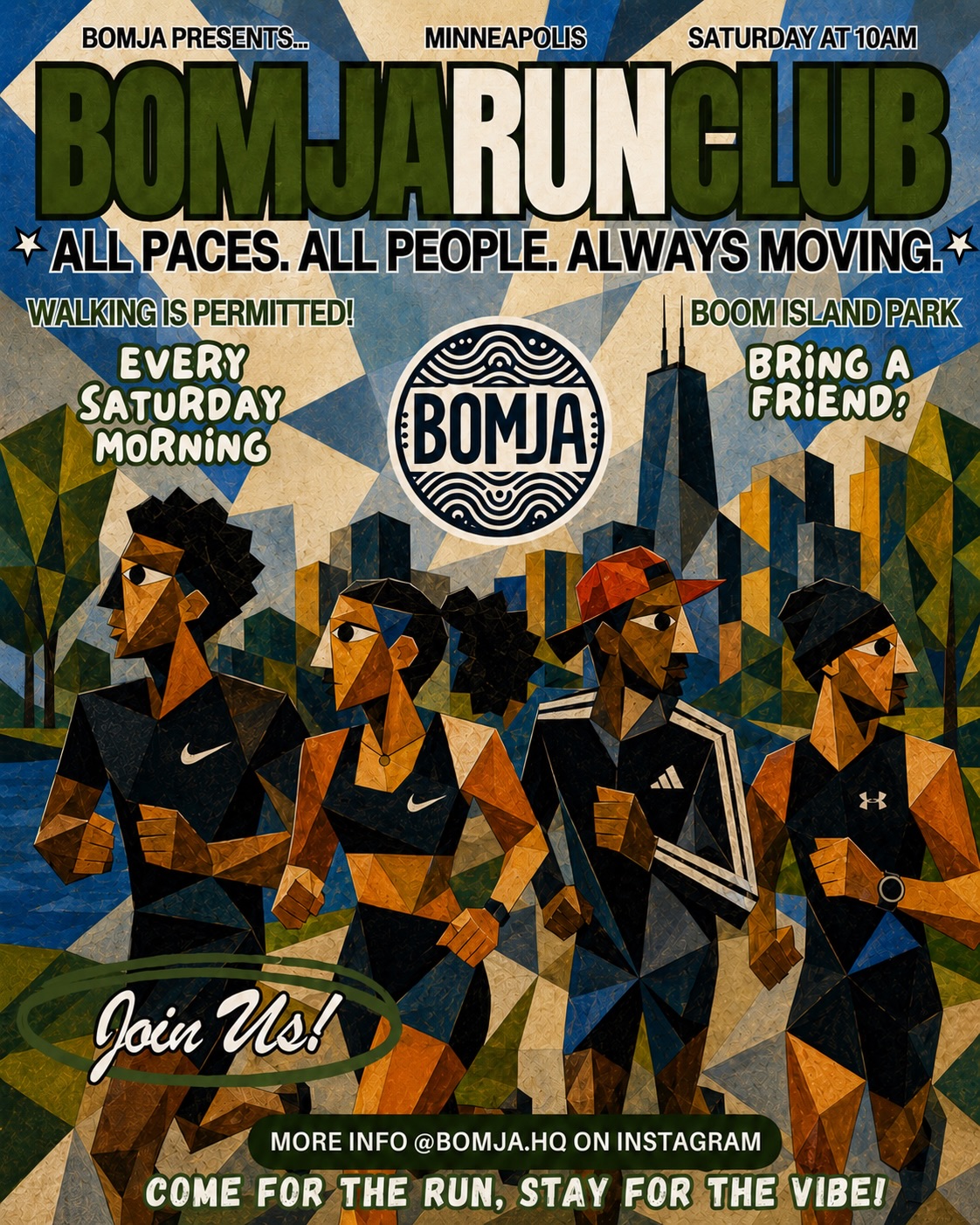 Bomja Run Club  Flyer